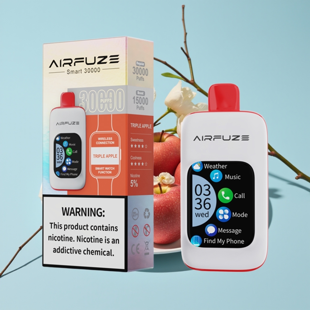 AirFuze Smart 30000 Puff Engångspod med Triple Apple 5 Nikotin 900mAh