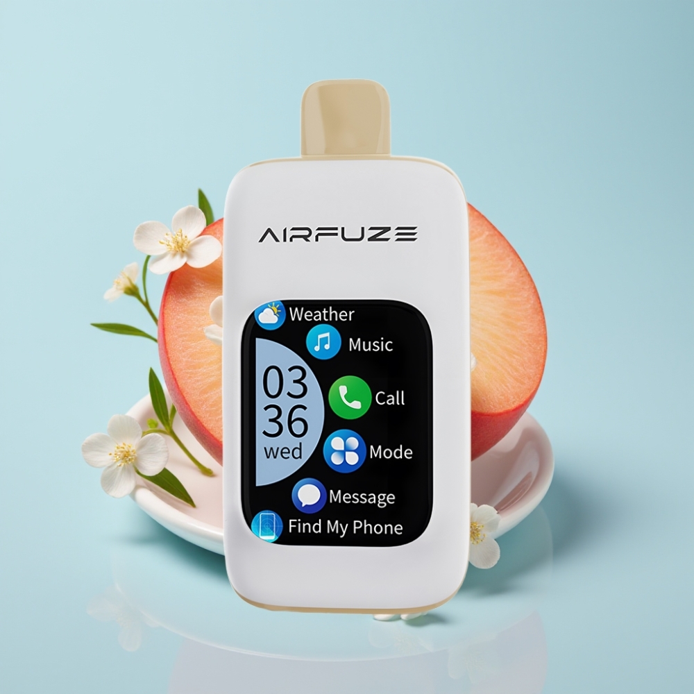 AirFuze Smart 30000 Puffs Disposable Pod Touch TFT Juicy Peach