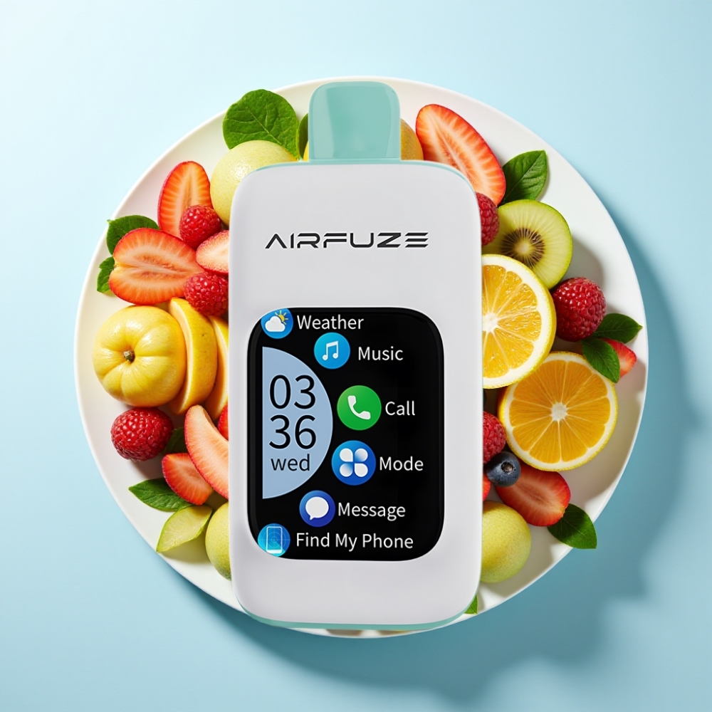 AirFuze Smart 30000 Puffs Disposable Pod med 5 Nikotin  Beröringsskärm