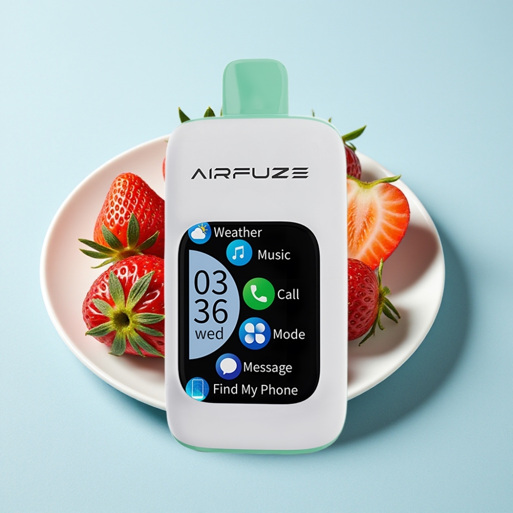 AirFuze Smart 30000 Puffs Touch Skärm 5 Nikotin Jordsgubb Sommar