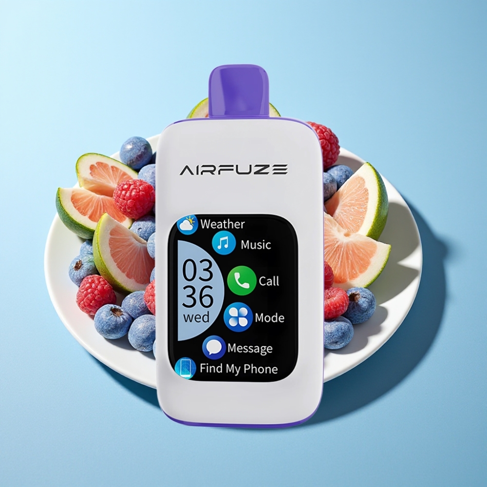 Airfuze Smart Pro 40000 Puffs Med Smarttelefon  Musikintegring Tre Vapinglägen