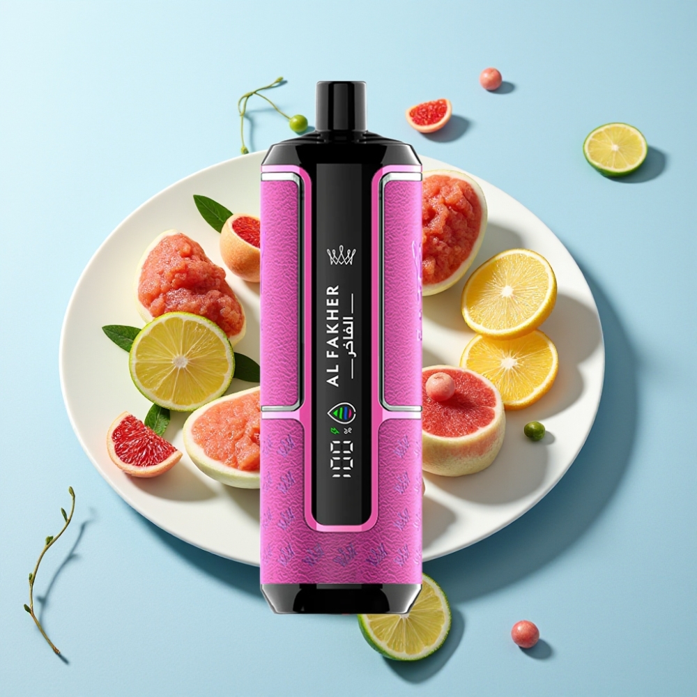 Al Fakher Crown Bar 15K Hypermax Engångs Vape Kit – 22ml 600mAh Type-C Luch-glass