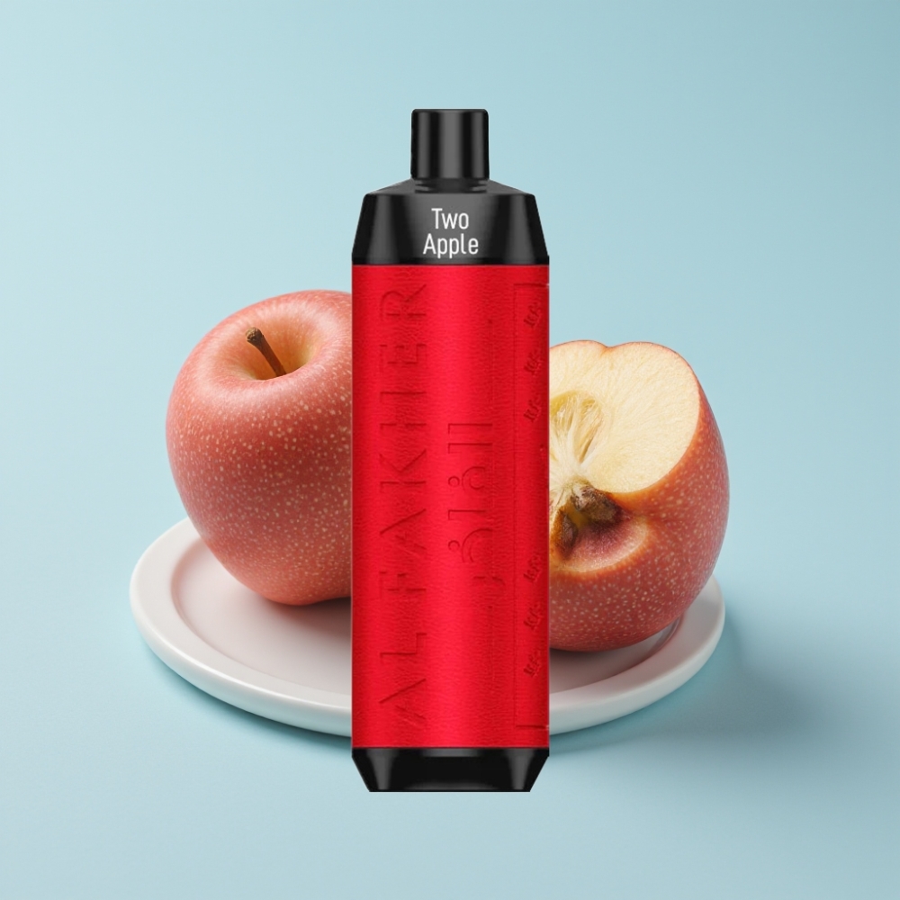 Al Fakher Crown Bar 8000 Crystal 18ml 5mg Disposable Vape Two Apple