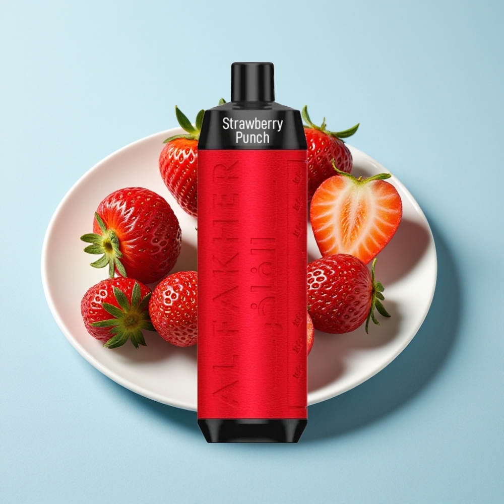 Al Fakher Crown Bar 8000 Crystal 600mAh 18ml Jordgubb Punch