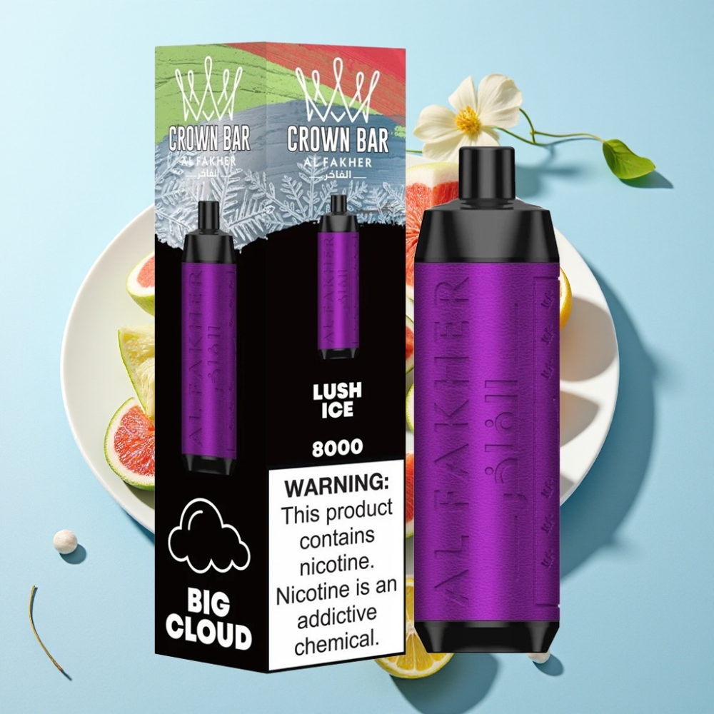 Al Fakher Crown Bar 8000 Crystal Disposable Vape 18ml Islush