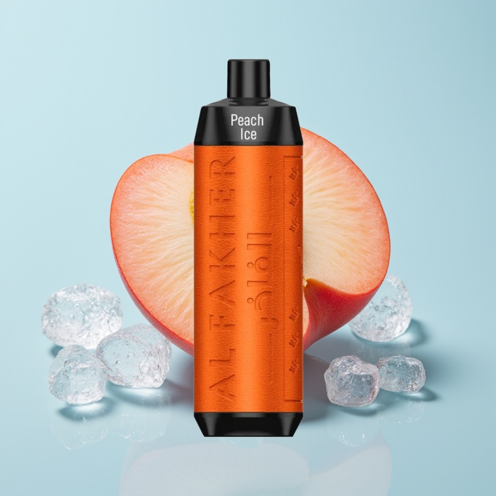 Al Fakher Crown Bar 8000 Crystal Disposable Vape Peach Is 600mAh 18ml 5mg