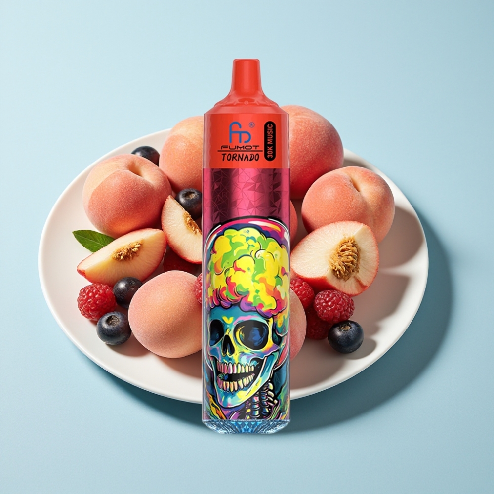 Fumot RandM Tornado 30000 Puffar 30mL 5 Persika Bär