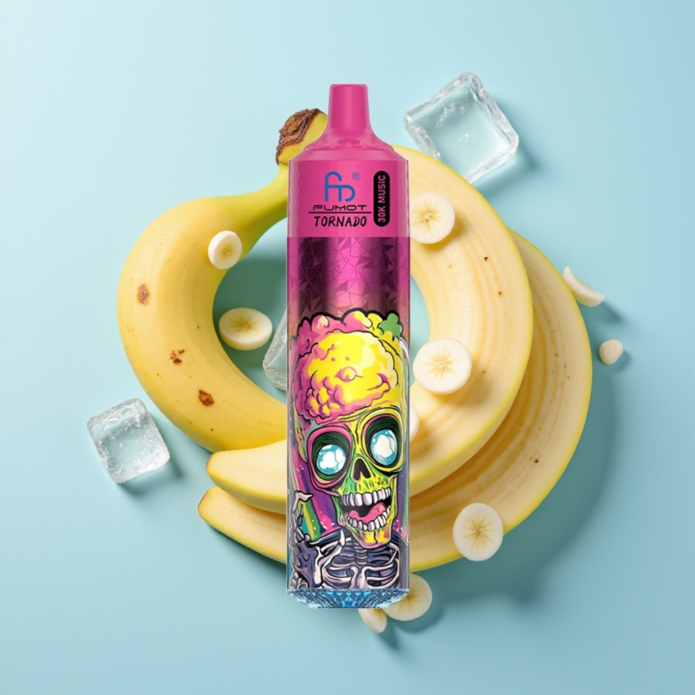 Fumot RandM Tornado 30000 Puffs 30mL 2/5 Banana Ice