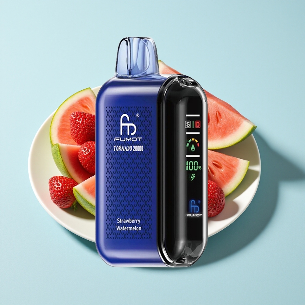 Fumot Tornado 20000 Puffar Dual Mesh Coil 20ml E-vätska Smart Display