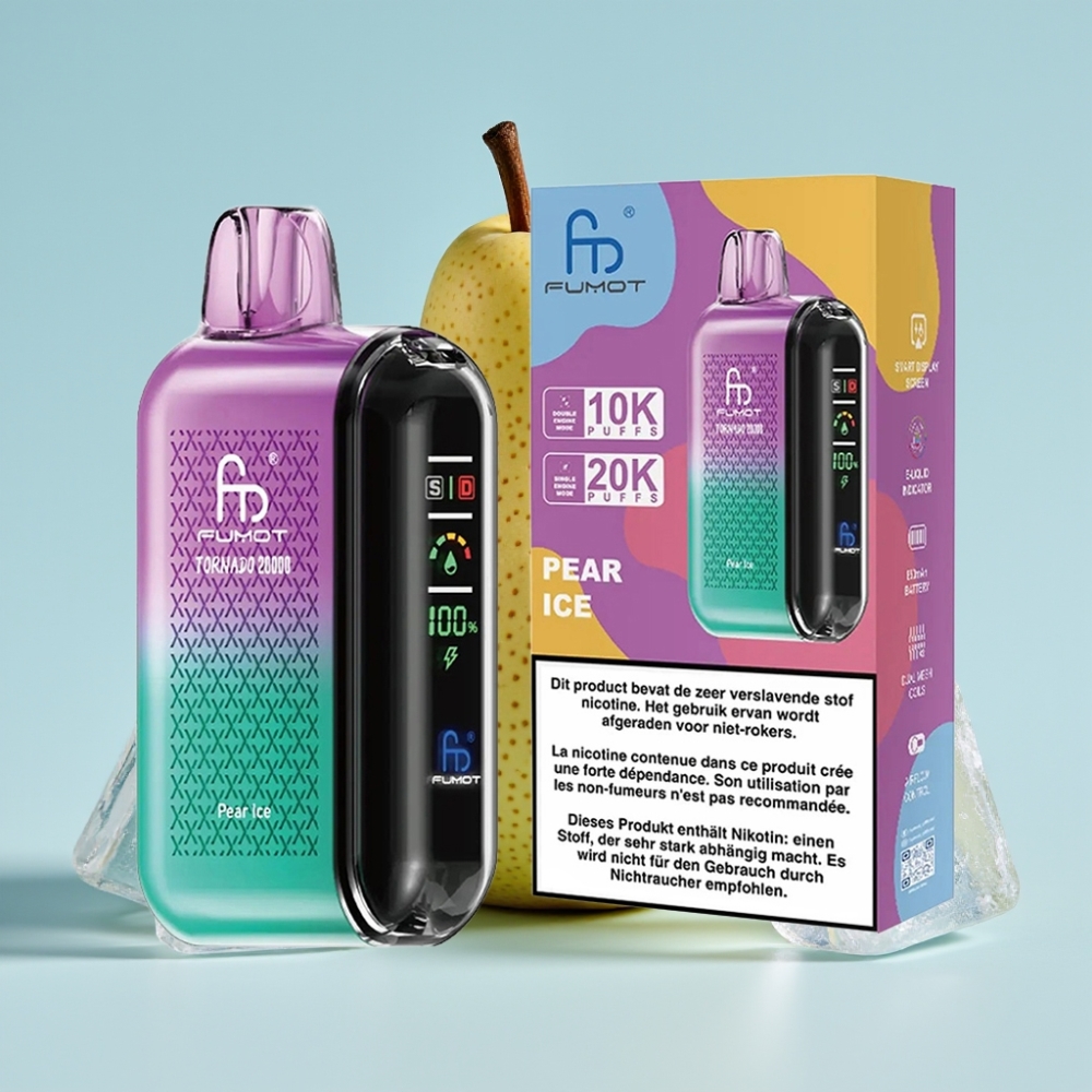 Fumot Tornado 20000 Puffs Dual Mesh Coil 20ml Pärla Is