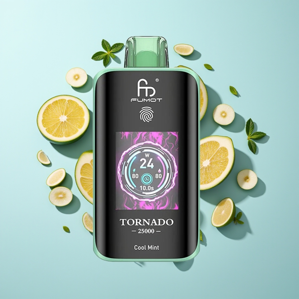 Fumot Tornado 25000 Puff HD Skärm 700mAh 20ml Cool Mint