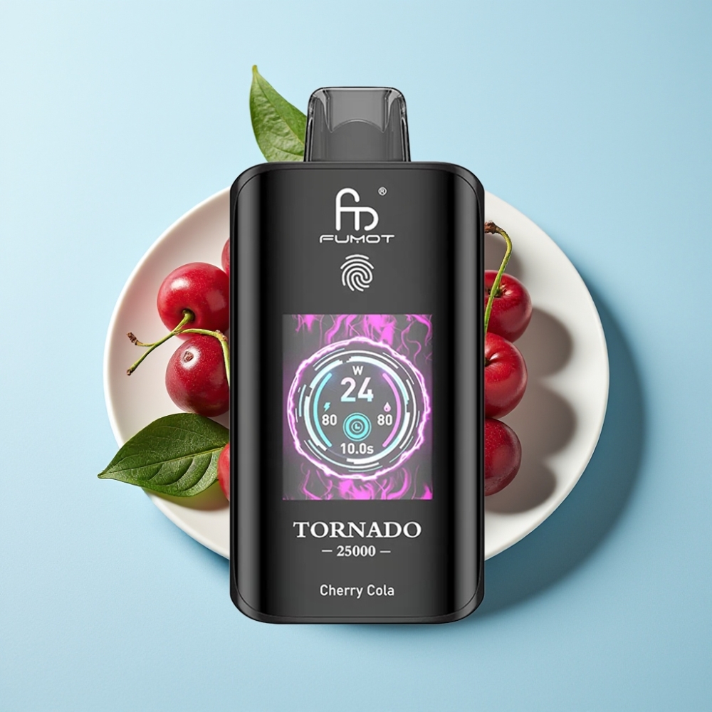 Fumot Tornado 25000 Puffs HD Skärm 20ml KirschCola
