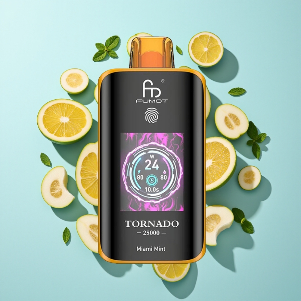 Fumot Tornado 25000 Puffs HD Skärm 700mAh Miami Mint