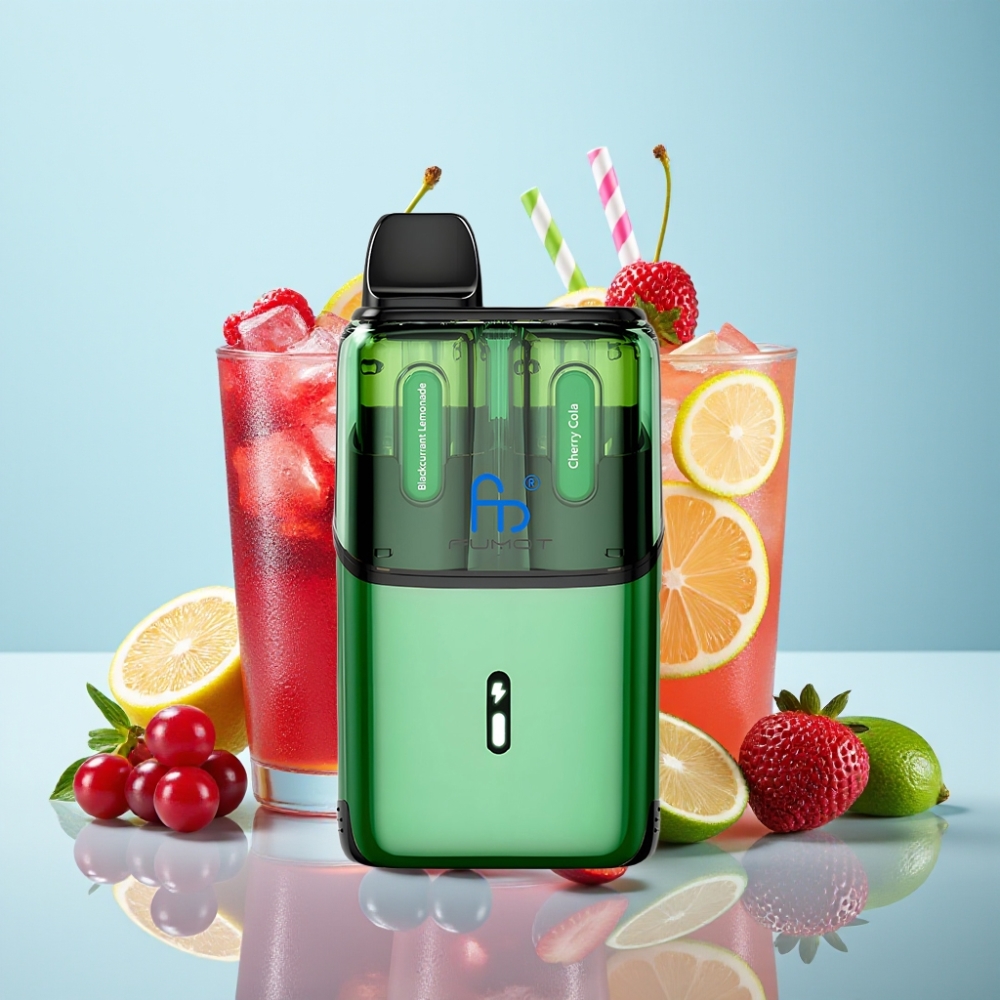 Fumot Ultra T32000 32000 puffar 24ml Svartvinbärs Lemonad - Cola med Körsbär Typ-C Laddning