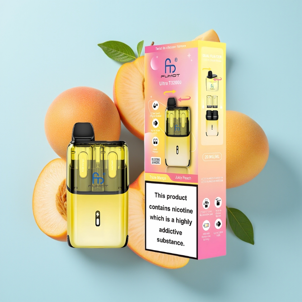 Fumot Ultra T32000 Disposable 32000 puffar 24ml Mango-Persika