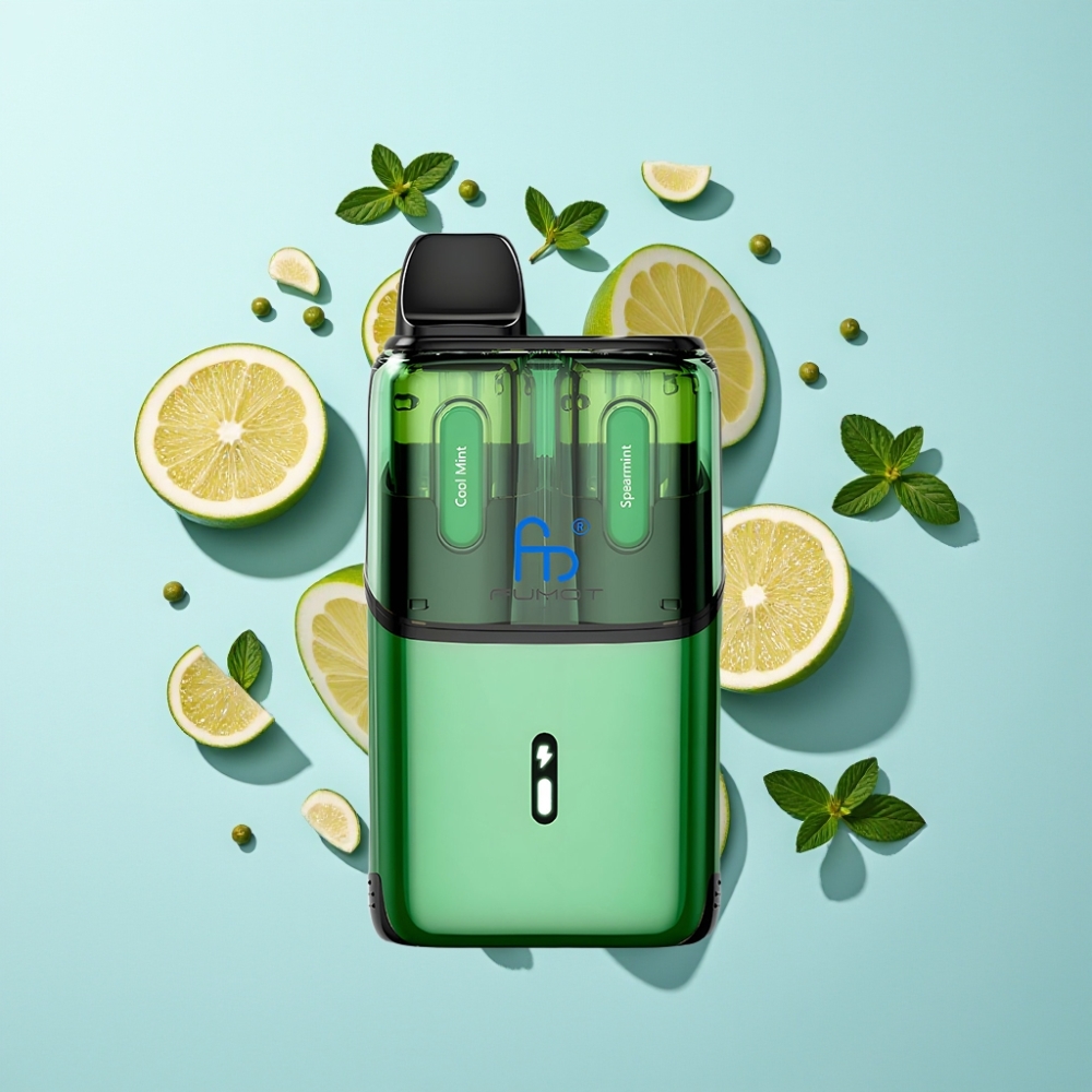 Fumot Ultra T32000 Disposable Vape 32000 puffar 24ml 20mg Avancerad Mesh Coil Cool Mint