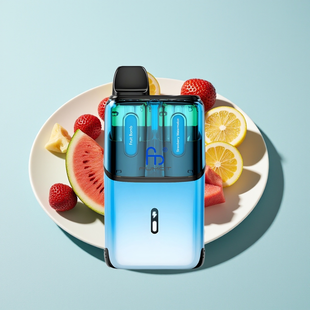 Fumot Ultra T32000 Disposable Vape 32000 puffar 24ml 20mg Fruit Bomb Jordgubb Vattenmelon