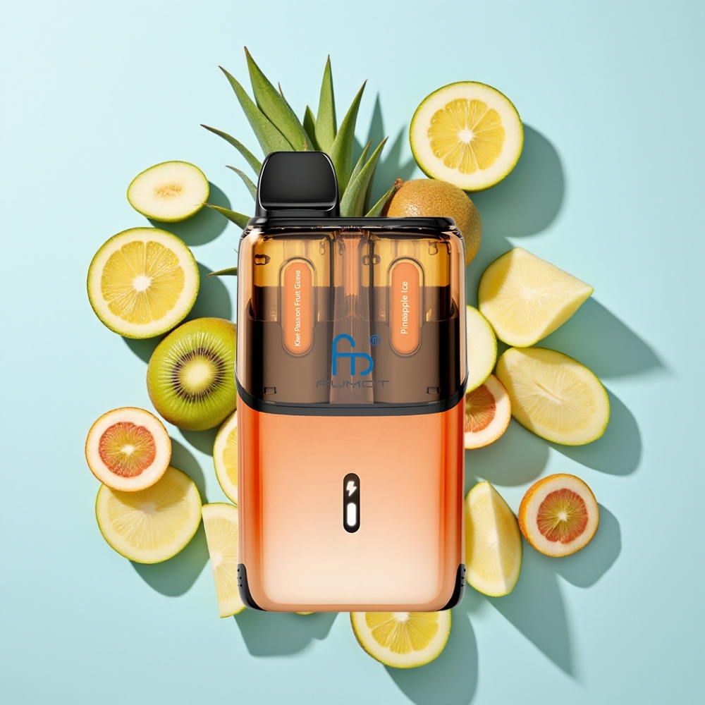 Fumot Ultra T32000 Disposable Vape 32000 puffar 800mAh 24ml Kiwi Passionfrukt Guava - Ananas Is