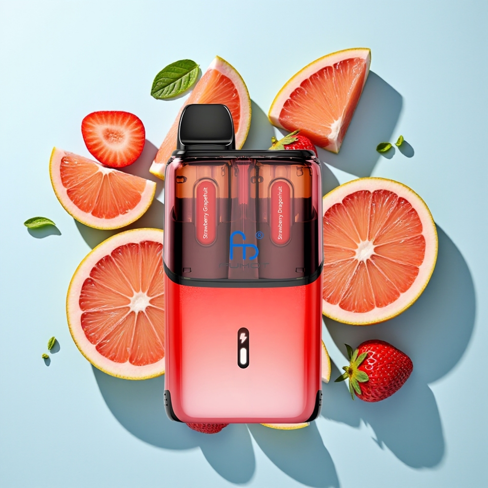 Fumot Ultra T32000 Svensk Edition – 32000 puffar 800mAh Type-C Jordgubb Grapefrukt  Jordgubb Dragonfrukt