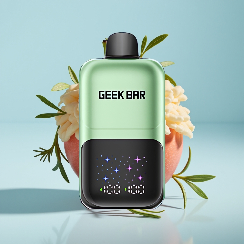 GEEK BAR 2GO 50000 Puffs Interaktiv Stor Skärm Justerbar Smak/Kyla Dubbel Tank 20mL