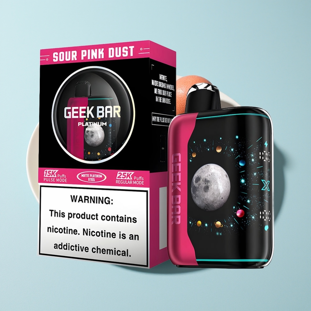 GEEK BAR Platinum Edition 25000 Puffar Matte Finish Sour Pink Dust