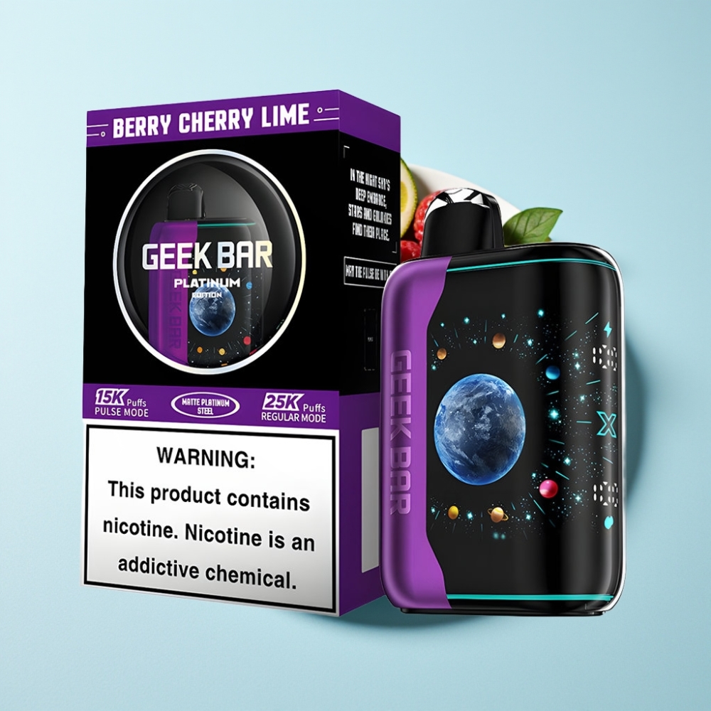 GEEK BAR Platinum Edition 25000 Puffar Matte Finish USB-C Dual Mesh Coil