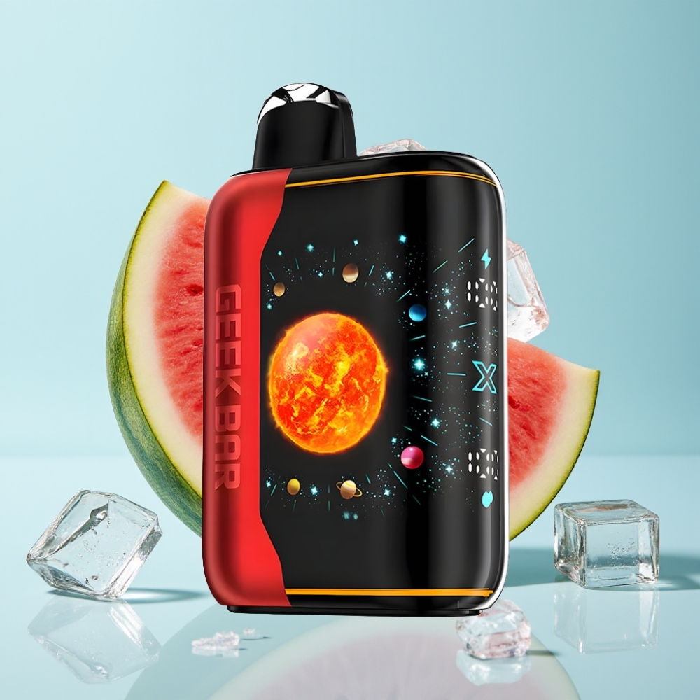 GEEK BAR Platinum Edition 25000 Puffar Matte Stål USB-C Vattenmelon Is