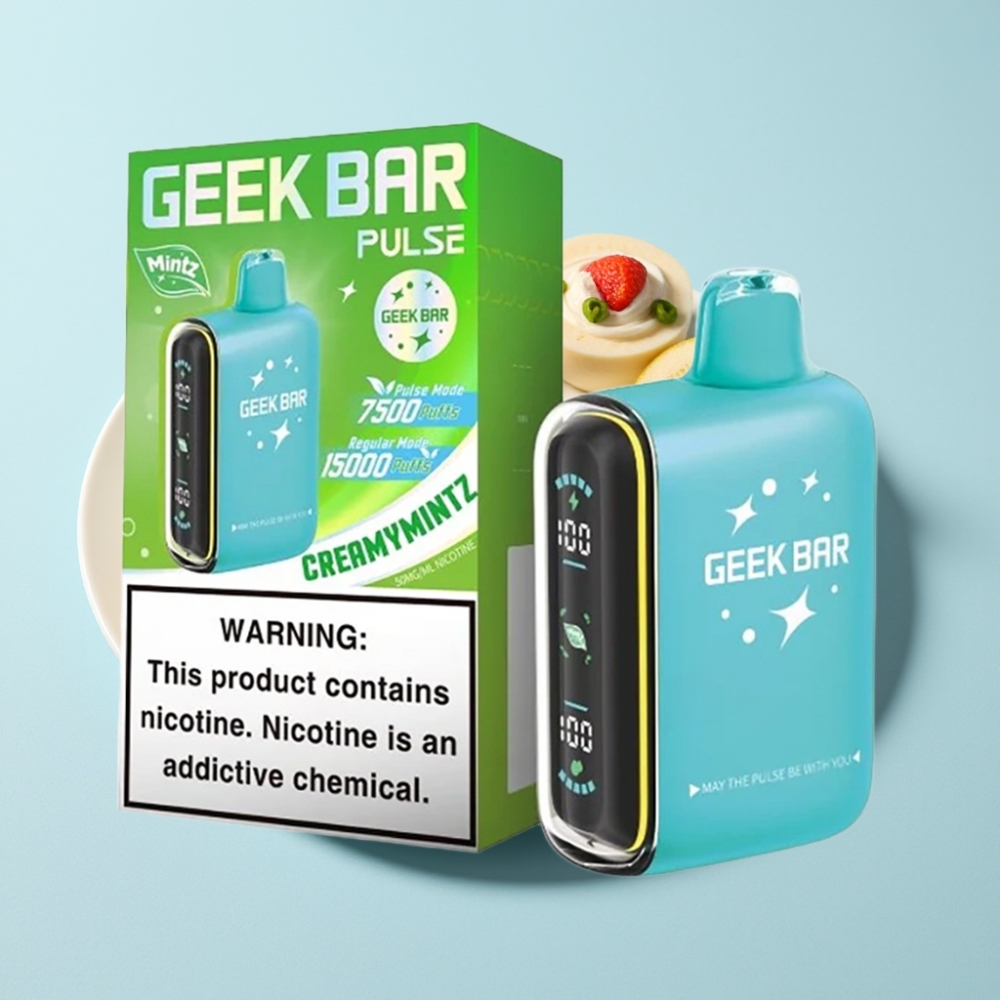 GEEK BAR Pulse 15000 Puffar 16ML 5 Luftflödesreglering USB-C