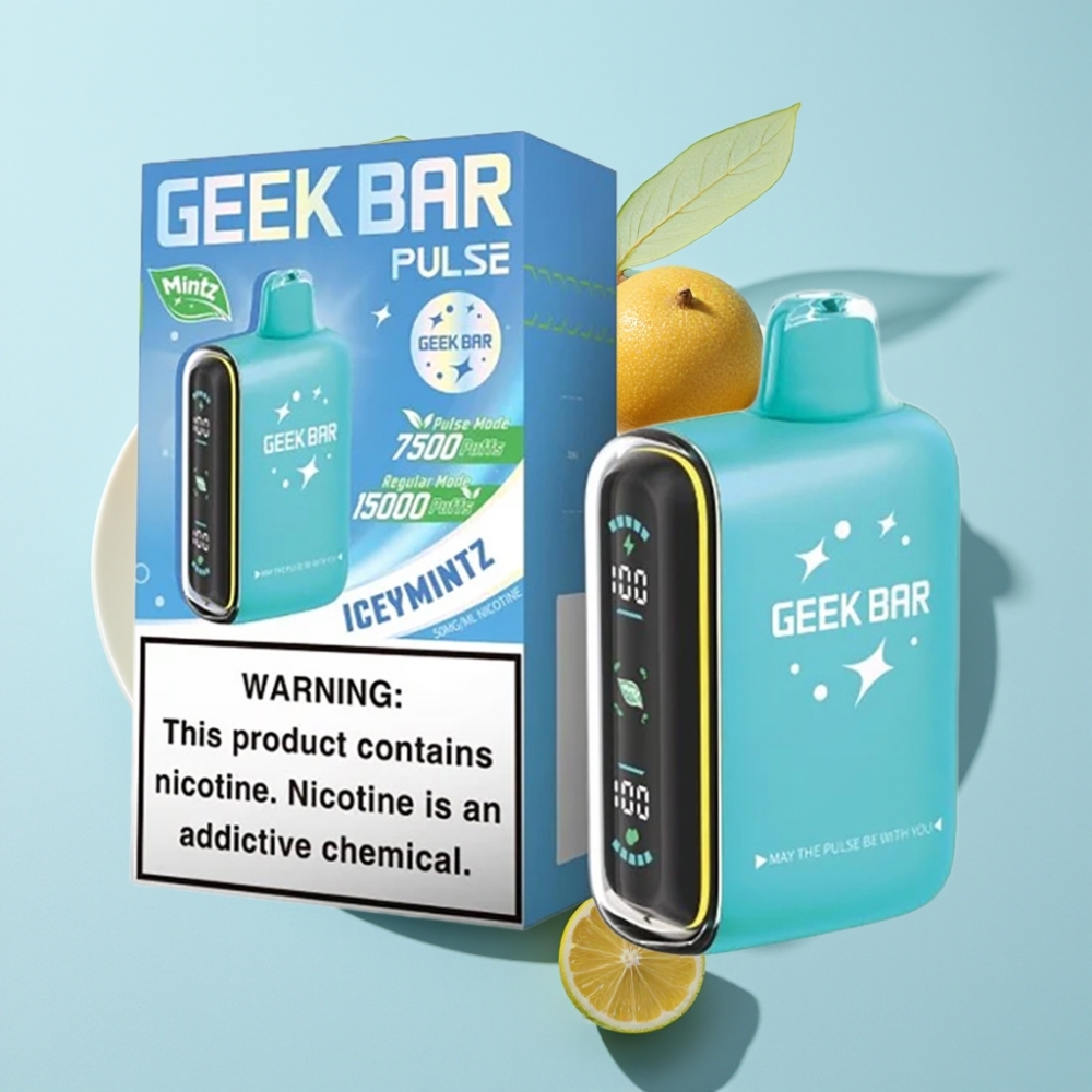 GEEK BAR Pulse 15000 Puffar 16ML 5 Luftflödesreglering USB-C