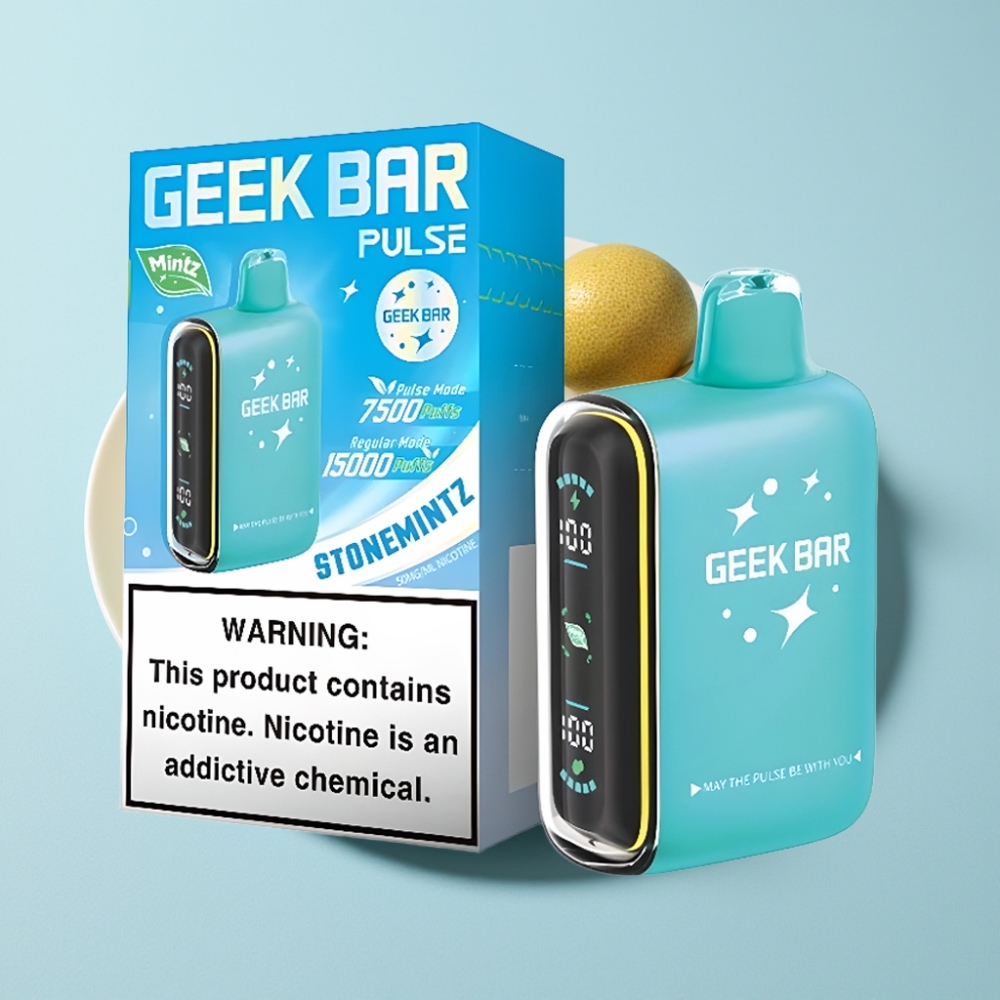 GEEK BAR Pulse 15000 Puffar 16ML 5 Luftflödesreglering USB-C