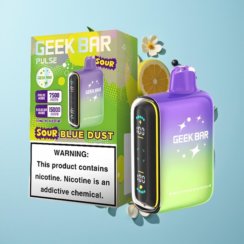 Geek Bar Pulse 15000 Puffs 16ML 5 Luftflöde Justerbar
