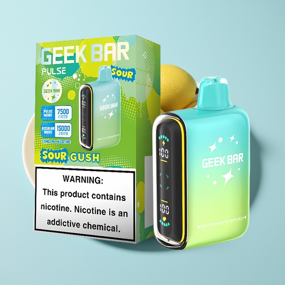 Geek Bar Pulse 15000 Puffs 16ML 5 Luftflöde Justerbar