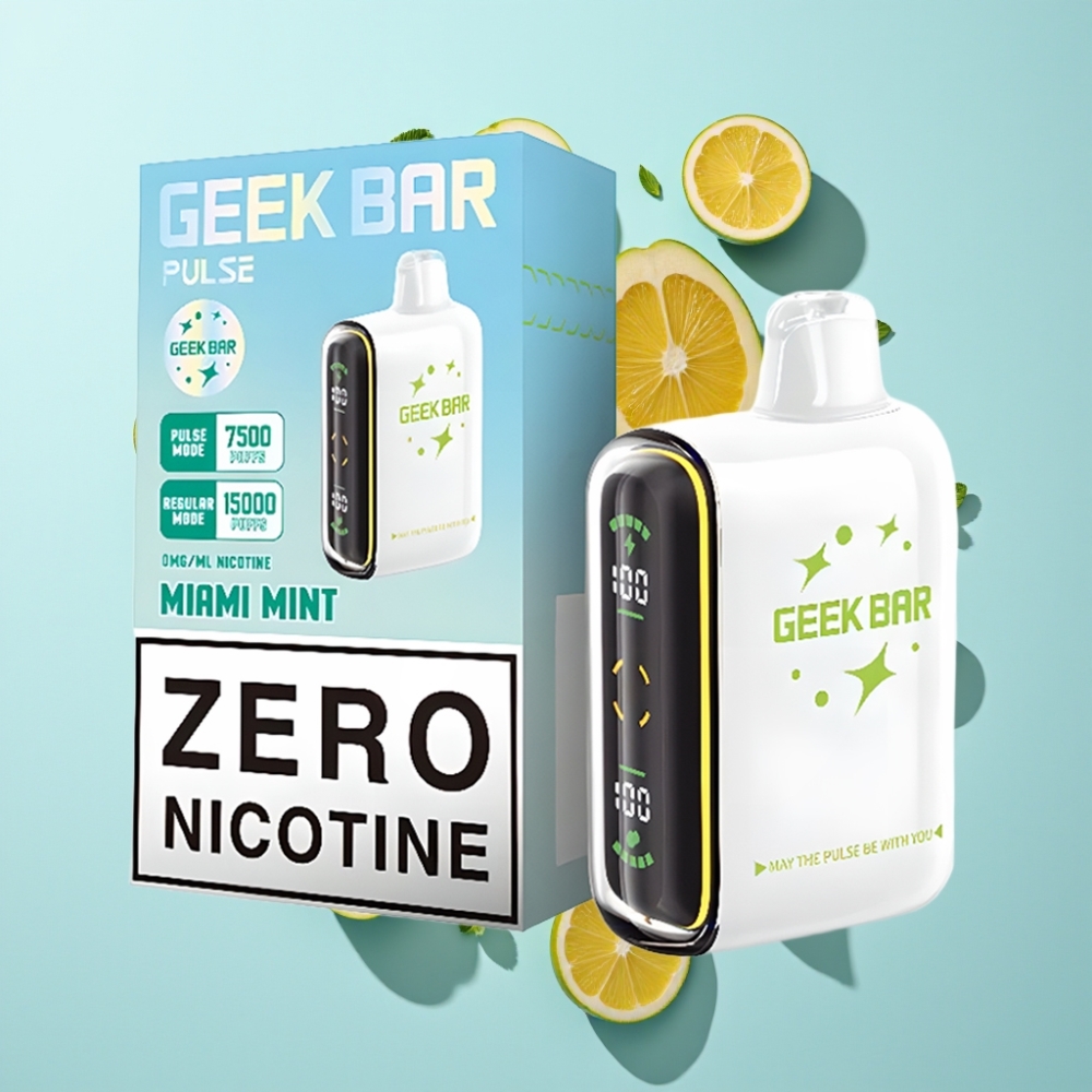 Geek Bar Pulse 15000 Puffs 16ML 5 Luftflödesreglering USB-C