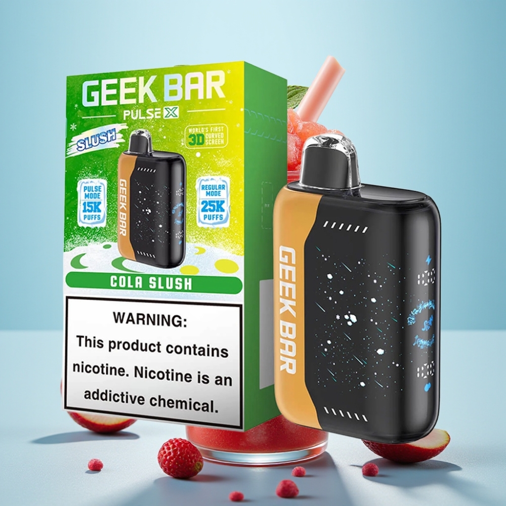 Geek Bar Pulse X 25000 Puffar Slush Edition med 18mL Vätska  Dual Mesh Coil