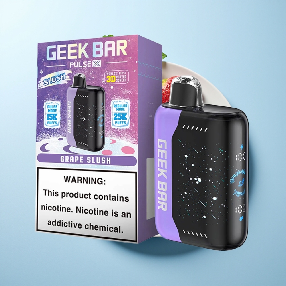 Geek Bar Pulse X 25000 Puffar Slush Edition med 18mL Vätska  Dual Mesh Coil