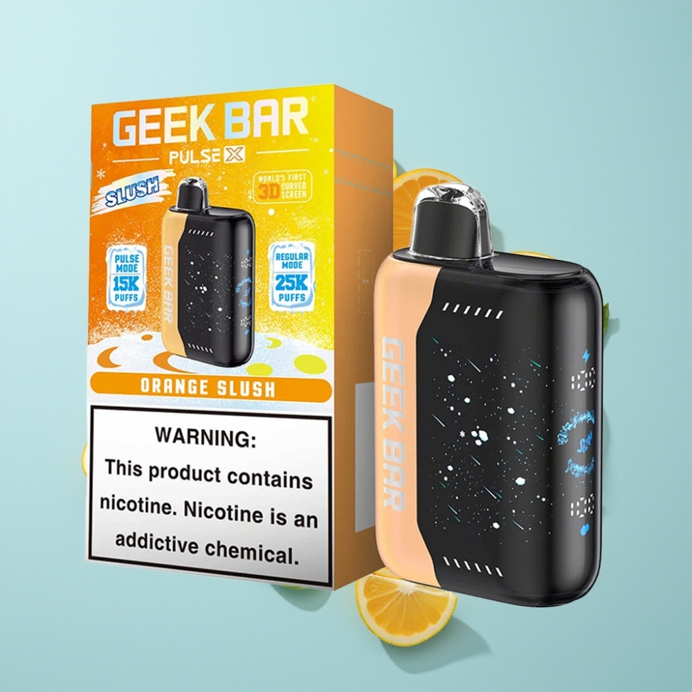 Geek Bar Pulse X 25000 Puffar Slush Edition med 18mL Vätska  Dual Mesh Coil