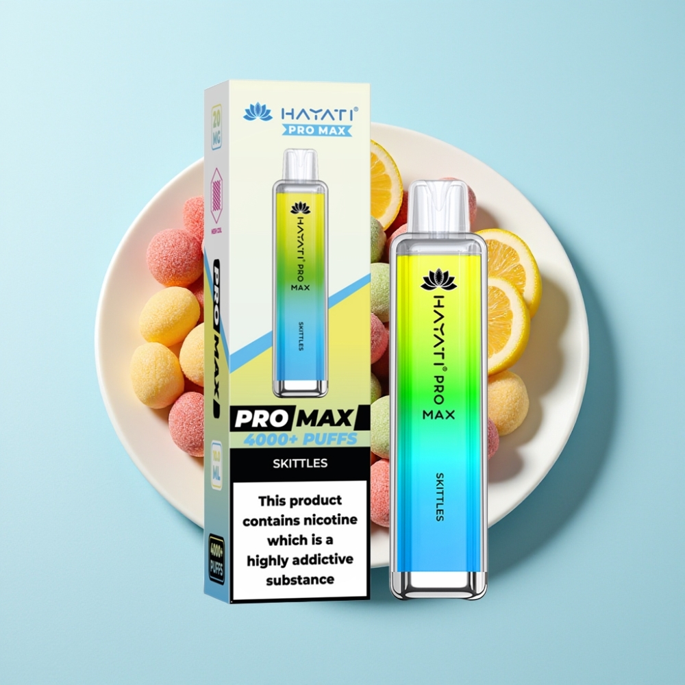 Hayati Pro Max 4000 Puffs Engångs Vape med LED  1400mAh Batteri