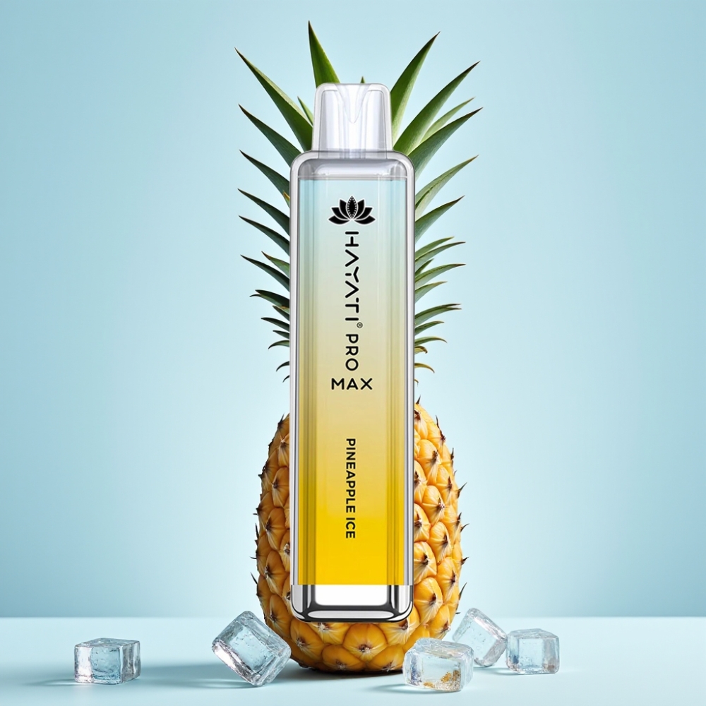 Hayati Pro Max 4000 Puffs Återuppladdningsbar Disposable Vape Ananas Is