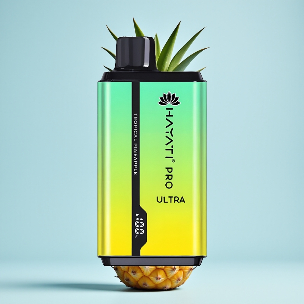 Hayati Pro Ultra 15000 Puffar Tropisk Ananas 2×12ml 2 Nikotin