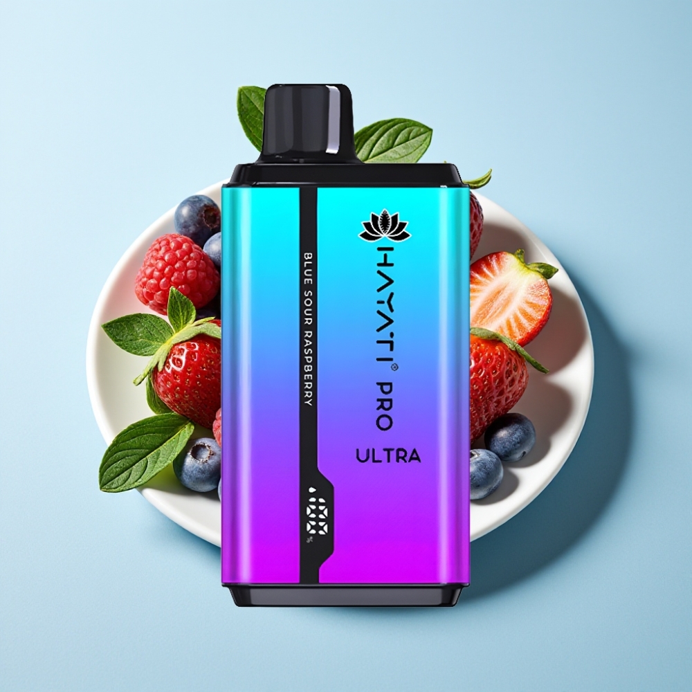 Hayati Pro Ultra 15000 Puffs 850mAh 24ml 2 49 Smaker Blåbär-jordgubbs-mentol-blåbär-hallon-mentho