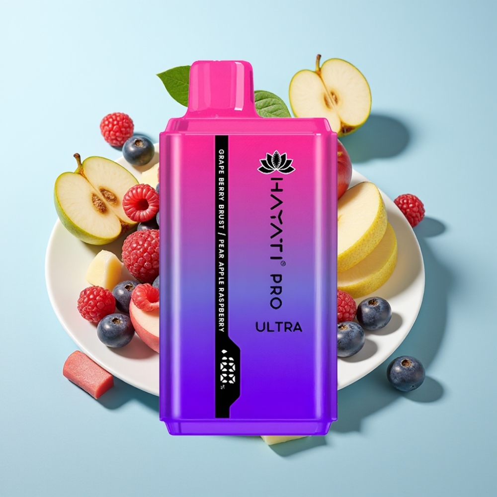 Hayati Pro Ultra 15000 Puffs 850mAh 24ml 2 49 Smaker Druva Bär Päron Äpple Hallon