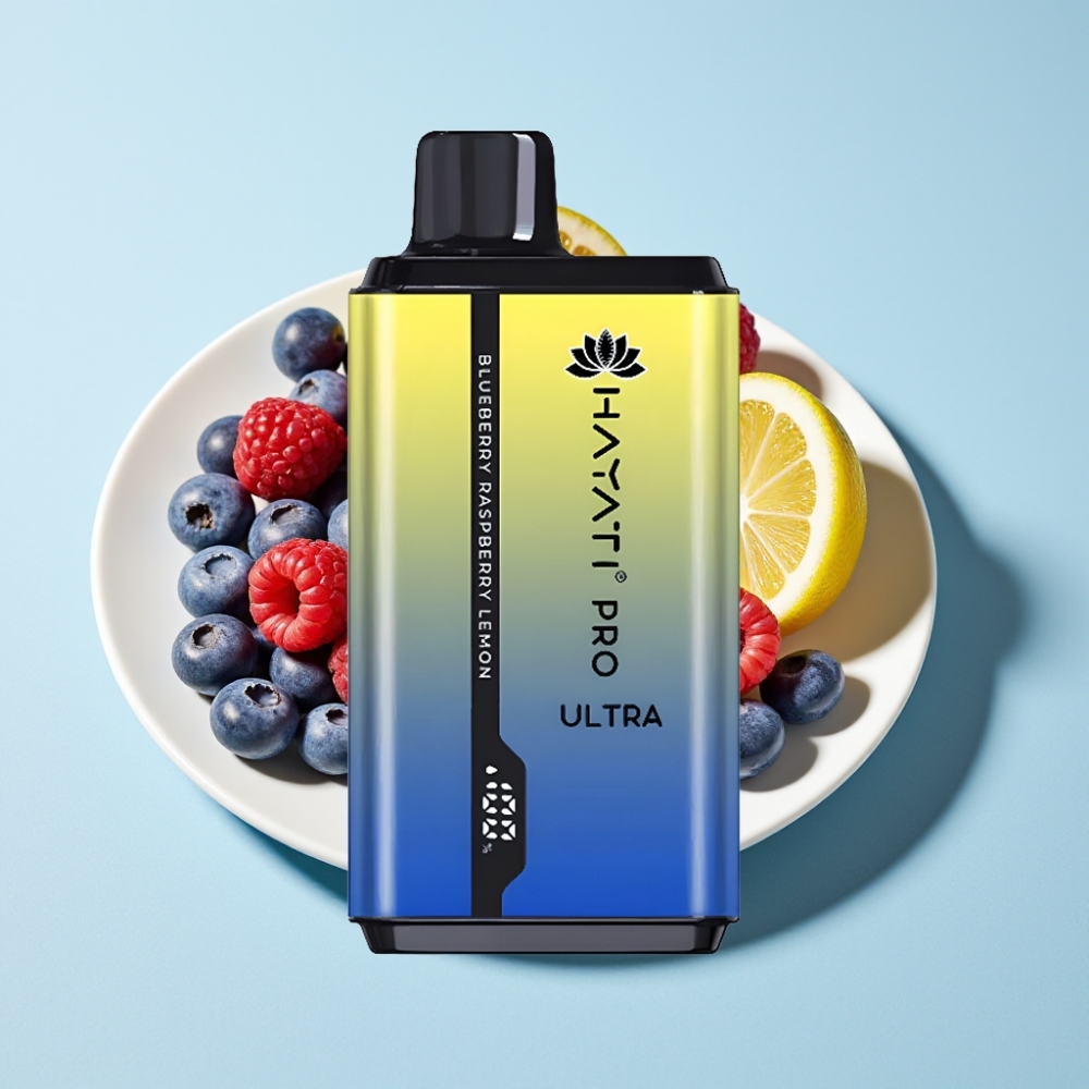 Hayati Pro Ultra 15000 Puffs Blåbär Hallon Citron 2×12ml 2