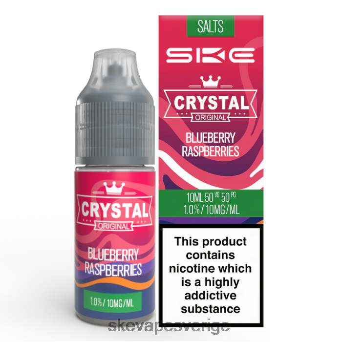 SKE Vape Sverige - SKE kristall nic salt - 10ml blåbärshallon 8RD4HL112