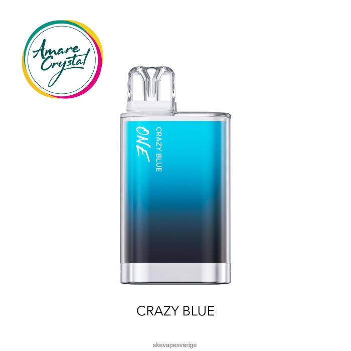 SKE Vape - SKE amare crystal one engångsvape galet blått 8RD4HL25