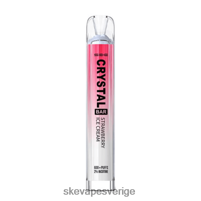 SKE Crystal Bar - SKE kristallstång engångsvape jordgubbsglass 8RD4HL80