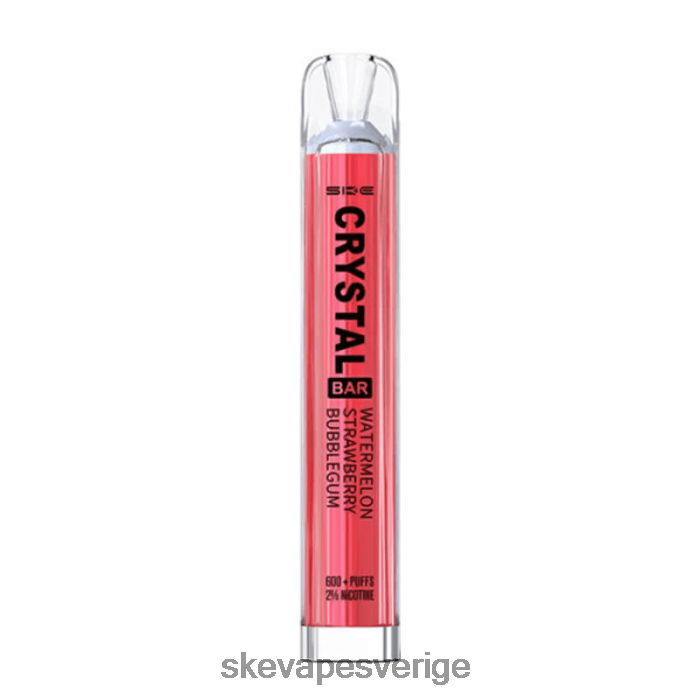 SKE Crystal - SKE kristallstång engångsvape vattenmelon jordgubbsbubbelgum 8RD4HL79