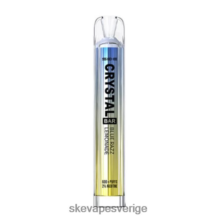 SKE Crystal Vape - SKE kristallstång engångsvape blå razz lemonad 8RD4HL68
