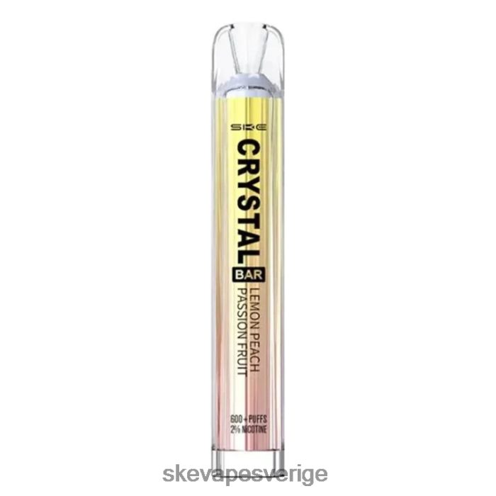 SKE Vape Gothenburg - SKE kristallstång engångsvape citron persika passion 8RD4HL43