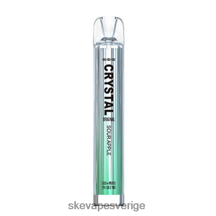 SKE Vape - SKE kristallstång engångsvape syrligt äpple 8RD4HL65