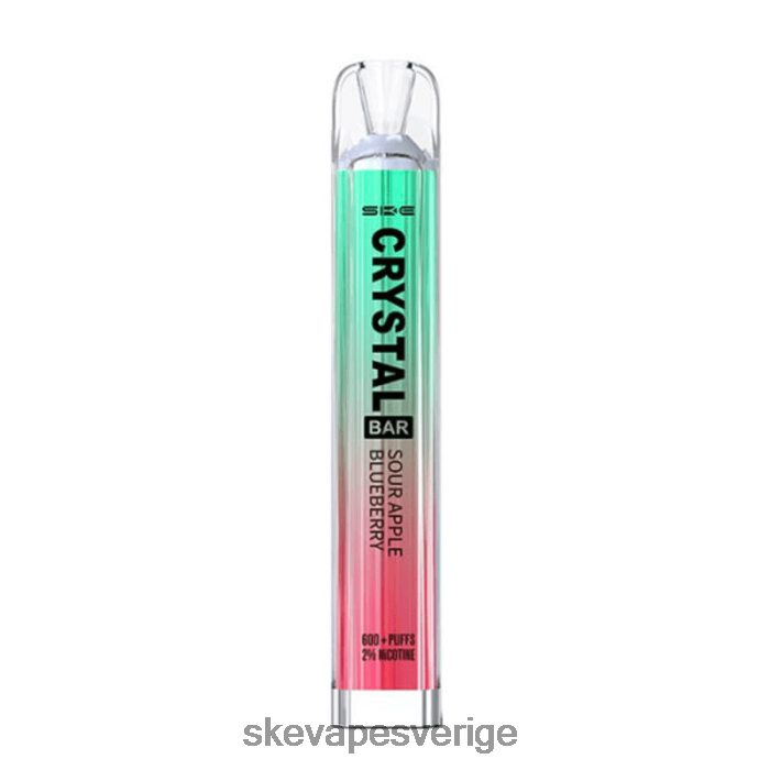 SKE Vape Wiki - SKE kristallstång engångsvape syrligt äpple & blåbär 8RD4HL84